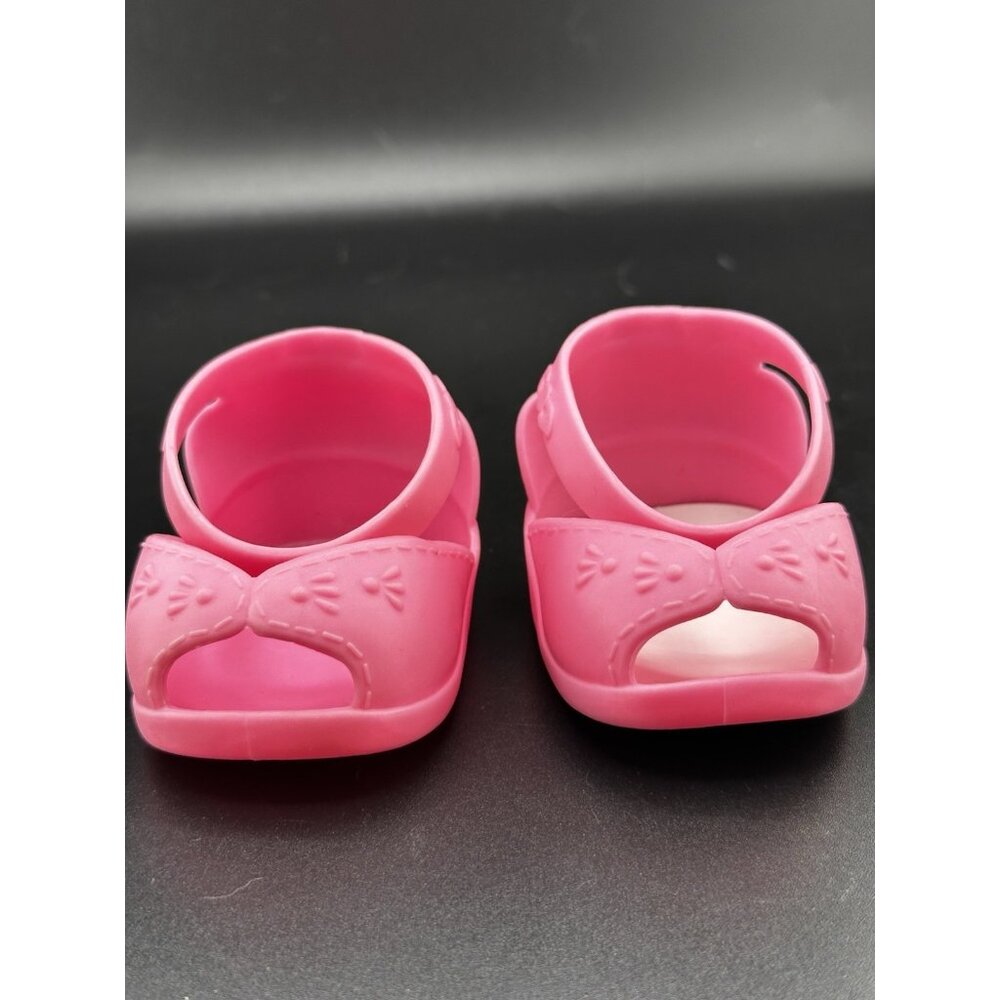 Cabbage Patch Kids Bright Pink Shoes Ankle‎ Straps 2009 OAA Jakks Pacific